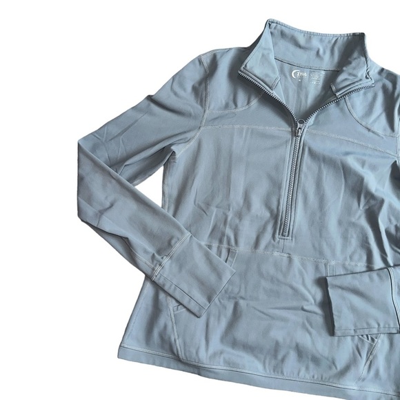 Women’s Zyia Active Half Zip Pullover Grey Size XL - Picture 2 of 6